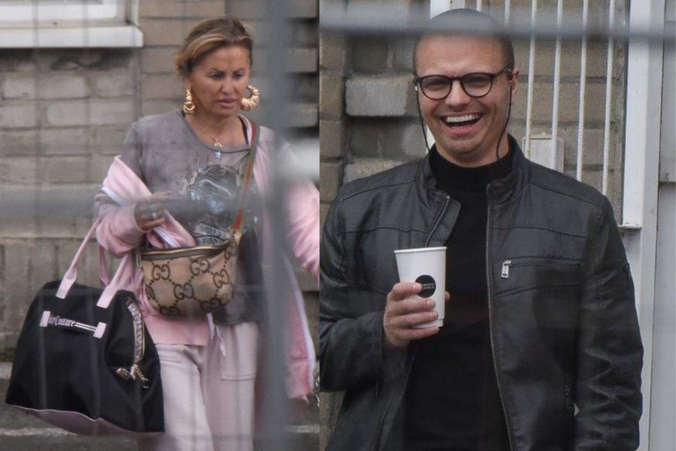 Dagmara Kaźmierska i Marcin Hakiel po treningu do "Tańca z gwiazdami"