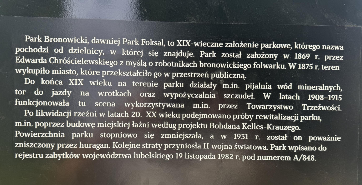 Park Bronowicki znów otwarty. Zabytkowa perełka Lublina odzyskała dawny blask