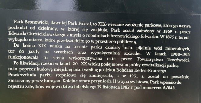 Park Bronowicki znów otwarty. Zabytkowa perełka Lublina odzyskała dawny blask
