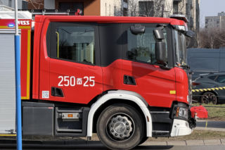 Pożar przy galerii handlowej w Warszawie. 200 osób uciekło z budynku!