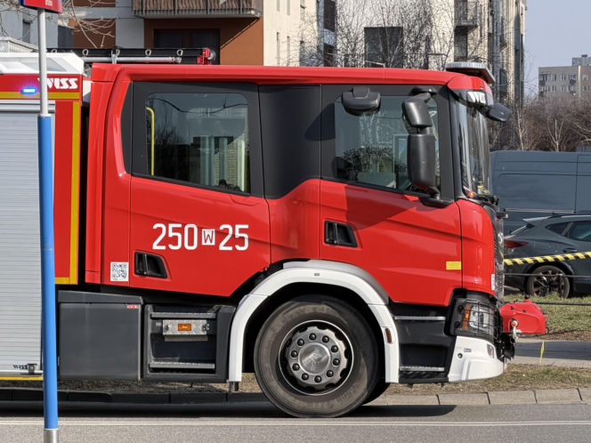 Pożar przy galerii handlowej w Warszawie. 200 osób uciekło z budynku!