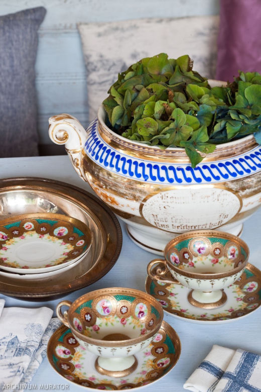 stylowa kuchnia porcelana