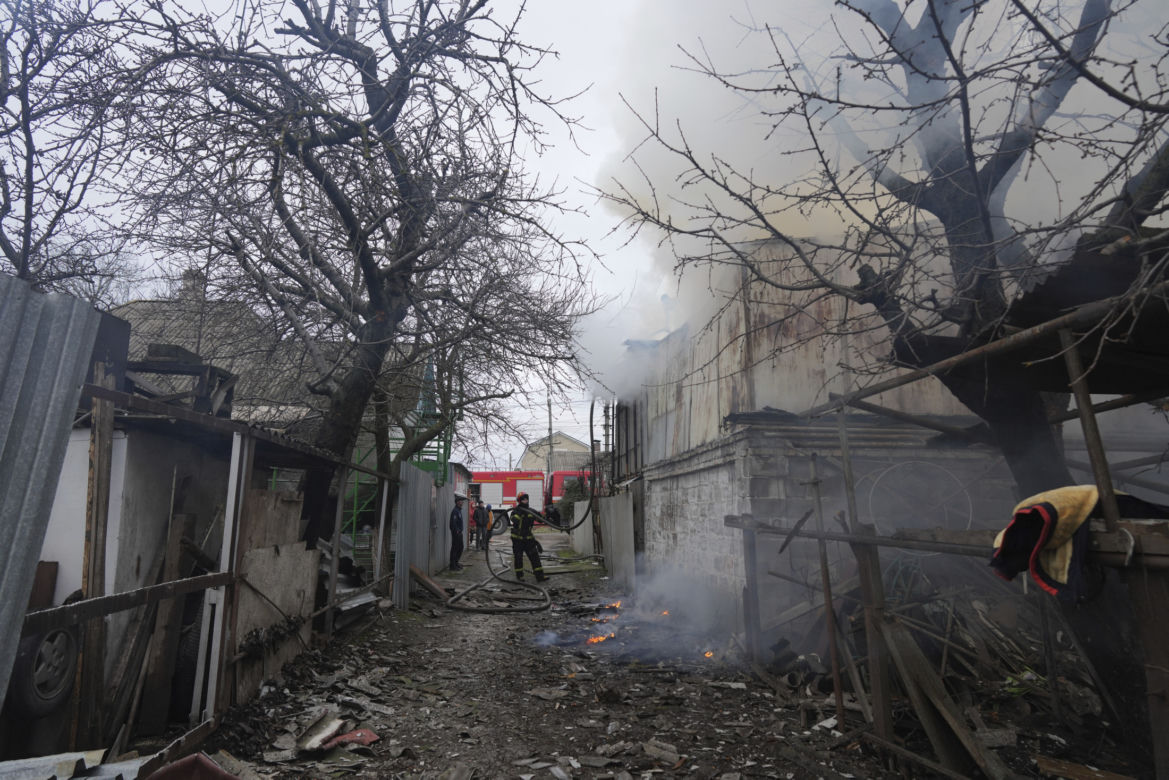 Inwazja na Ukrainę - zniszczenia w Mariupolu