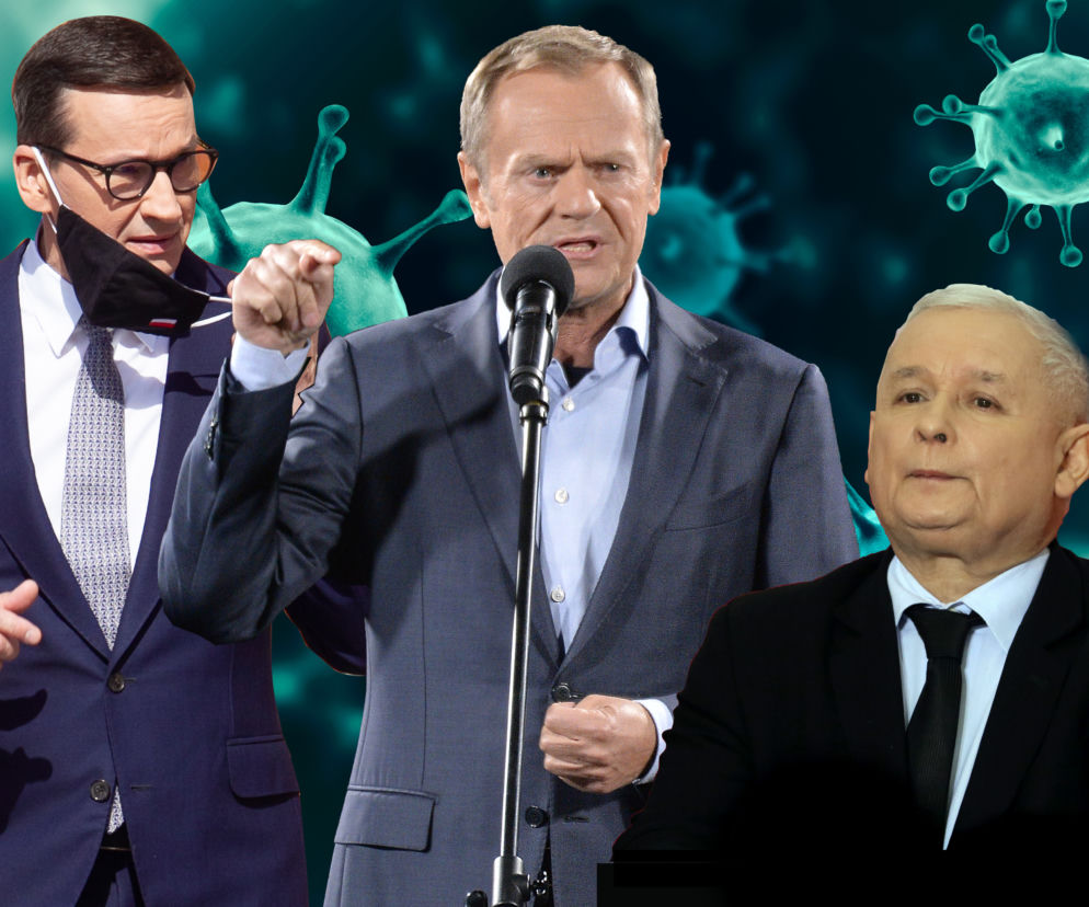 Tusk kazał ruszyć tyłki Kaczyńskiemu i Morawieckiemu. Chodzi o obowiązkowe szczepienia przeciw COVID-19