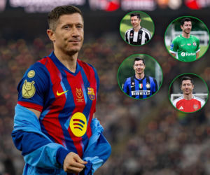 Sztuczna inteligencja ubrała Roberta Lewandowskiego w nowe barwy. W tle Juventus, Milan i polskie kluby