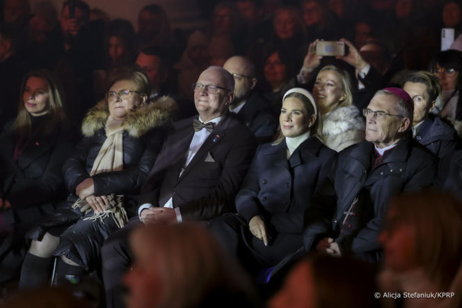 Pierwsza dama Marta Nawrocka na koncercie kolęd