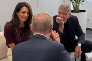Amal Clooney, George Clooney, Donald Tusk