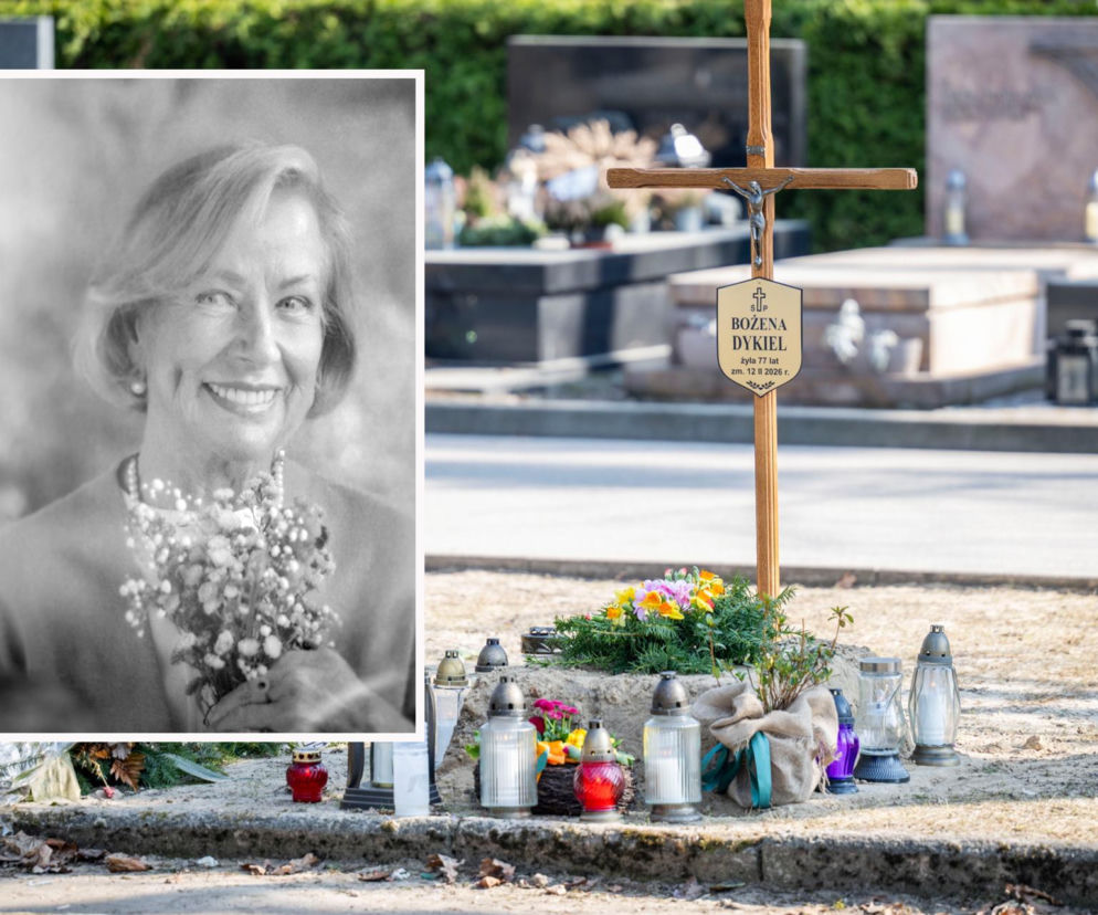 Tak wygląda grób Bożeny Dykiel