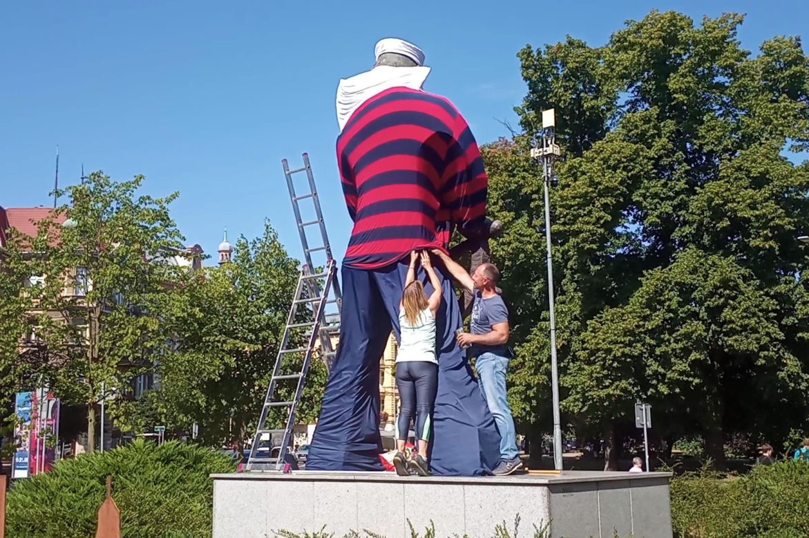 Szczeciński marynarz wystroił się na "Żagle 2022"