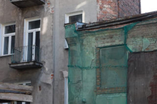 Protest mieszkańców kamienicy przy ul. Środkowej 11