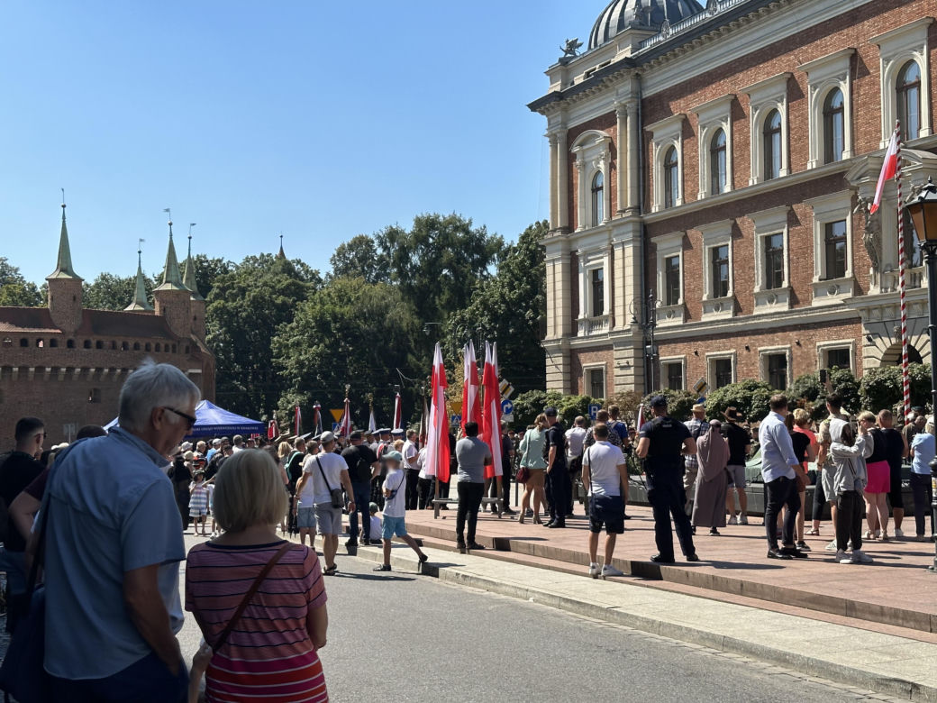 Święto Wojska Polskiego 2023 w Krakowie. Uroczystości na placu Jana Matejki