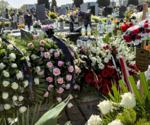 Tak wygląda grób Łukasza Litewki dzień po pogrzebie. Widok rozdziera serce