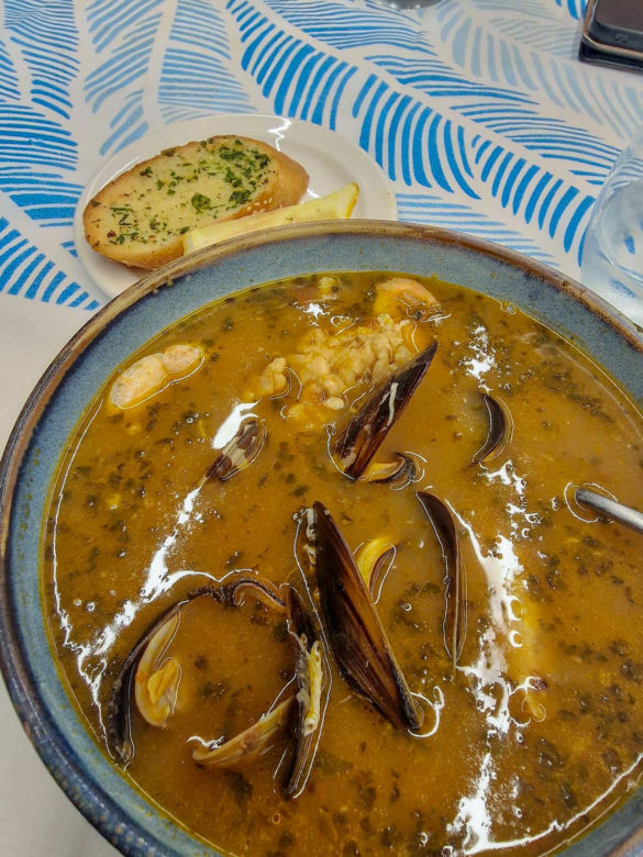 Restauracja Il-Kartell - zupa rybna