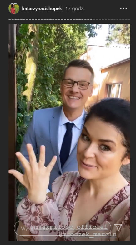 M jak miłość po wakacjach 2020. Kinga (Katarzyna Cichopek), Piotrek (Marcin Mroczek)