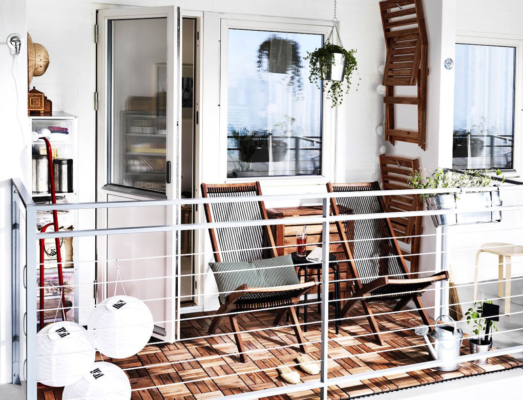 Balkon magiczny i praktyczny IKEA