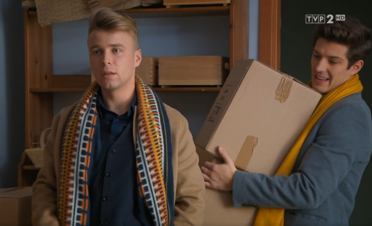 Barwy szczęścia, odcinek 2454, Justin (Jasper Sołtysiewicz), Patryk (Konrad Skolimowski)