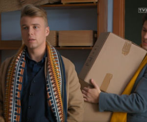 Barwy szczęścia, odcinek 2454, Justin (Jasper Sołtysiewicz), Patryk (Konrad Skolimowski)