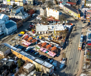 Budowa targowiska w Otwocku