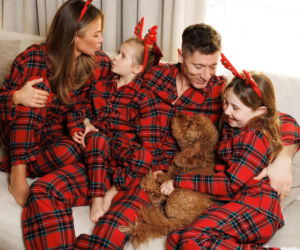 Anna Lewandowska i Robert Lewandowski świątecznie