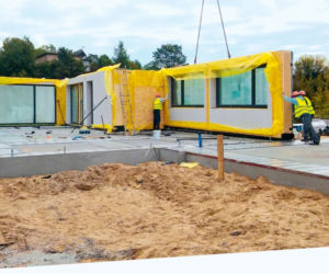 budowa domu z prefabrykatów w szkielecie drewnianym
