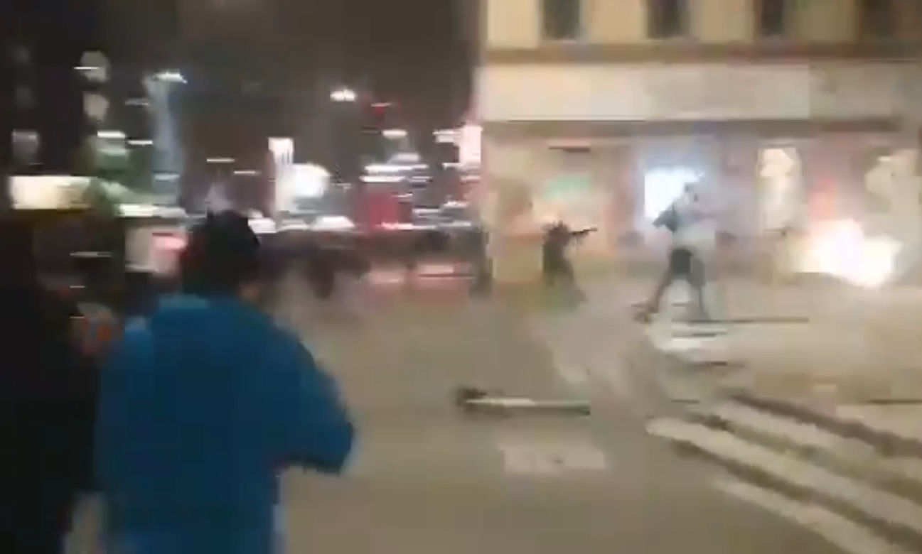 Kibole na Strajku kobiet w Warszawie