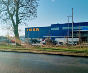 Budowa sklepu IKEA w Szczecinie - grudzień 2020