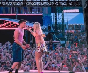 Radny z Konina na scenie z Zara Larsson
