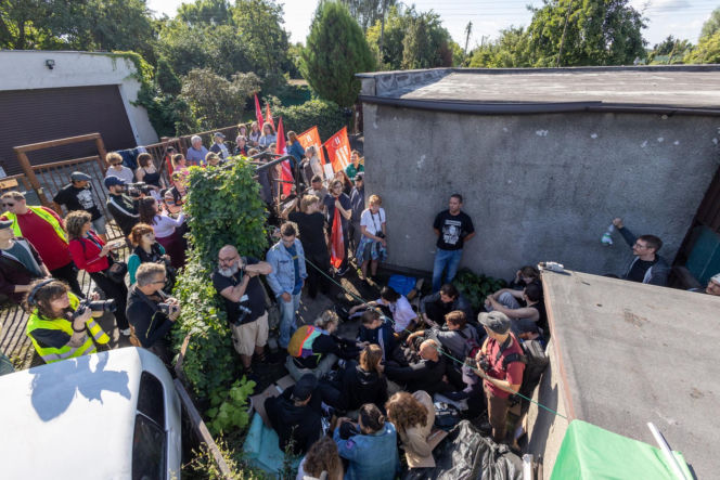 Blokada eksmisji na Osiedlu Maltańskim
