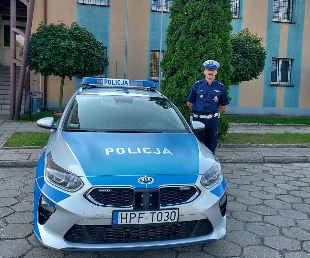 Policjant pomógł uratować dziecko!