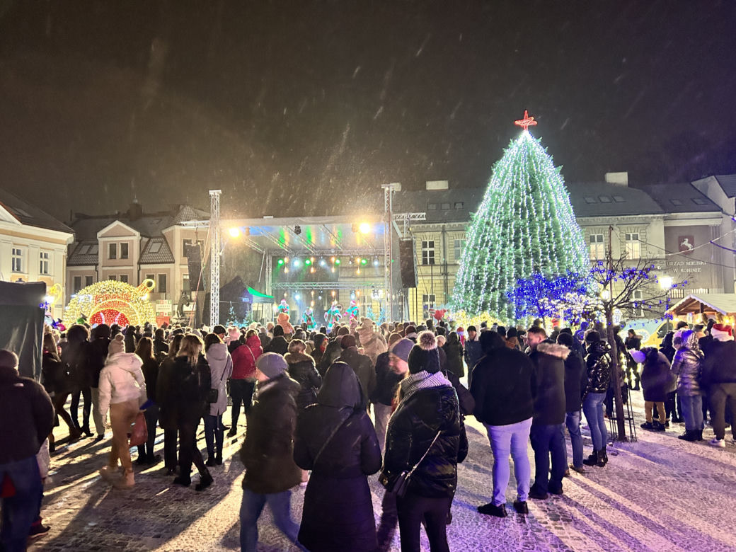 Jarmark świąteczny w Koninie