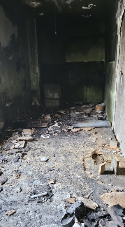 Pożar w Orzeszu. Ogień pojawił się nagle