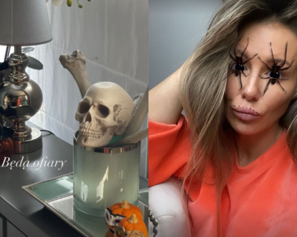 Halloween w domu Małgorzaty Rozenek