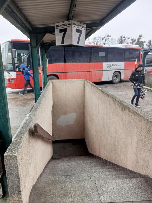 Budynek dworca PKS w Gdańsku