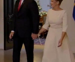 Marta Nawrocka na rocznicy zaprzysiężenia męża