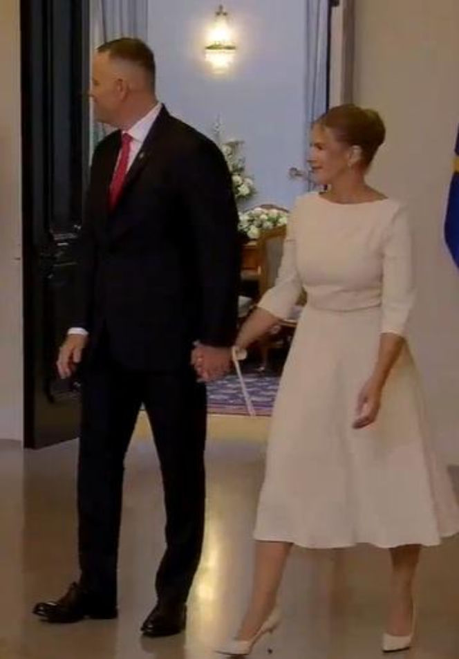 Marta Nawrocka na rocznicy zaprzysiężenia męża