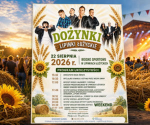 Gwiazdy zagrają na dożynkach w Lipinkach Łużyckich. Na scenie usłyszymy hit, który zna każdy