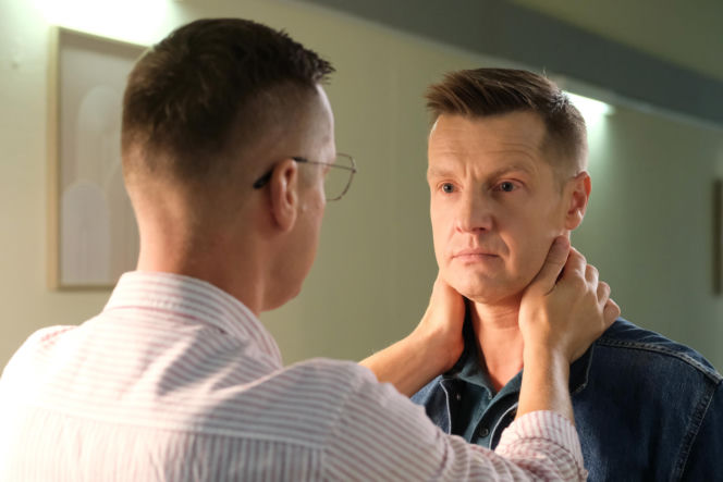 M jak miłość odc. 1907. Paweł (Rafał Mroczek), Piotrek (Marcin Mroczek)