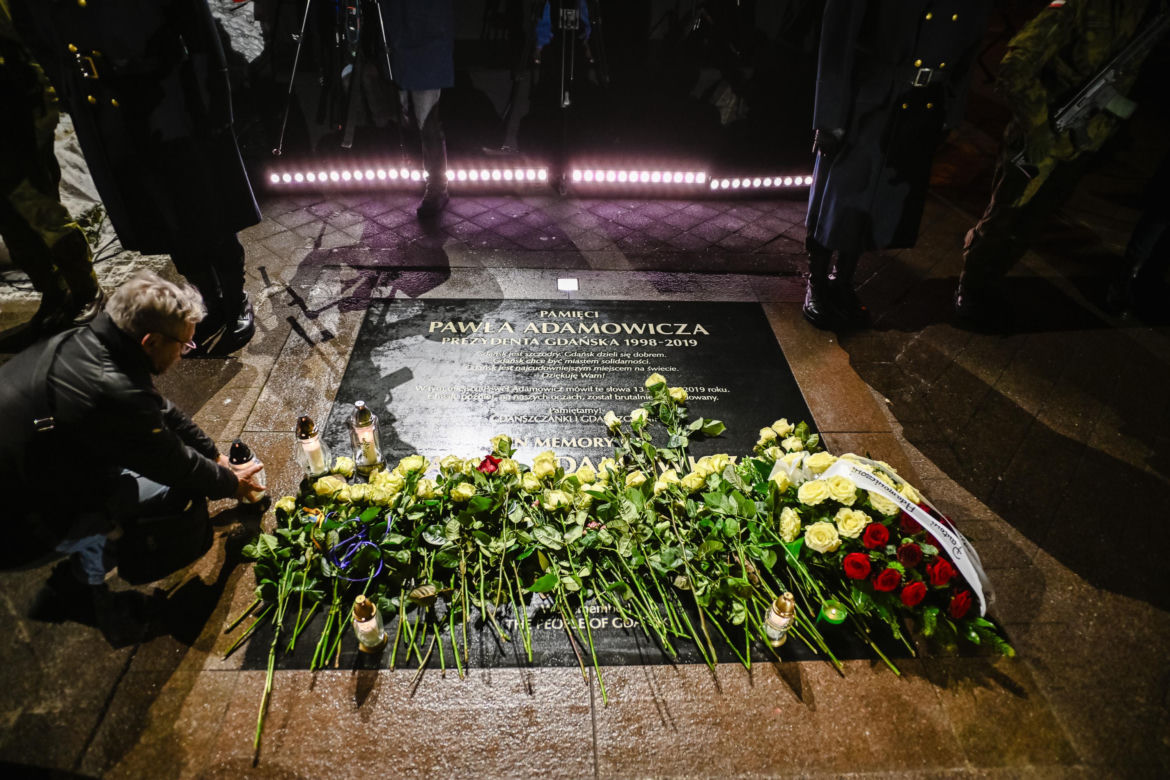 Gdańsk. 7. rocznica śmierci Pawła Adamowicza