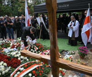 Alaksandr Milinkiewicz spoczął na warszawskich Powązkach