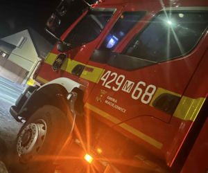 tragiczny pożar w Domaszewie w gminie Maciejowice