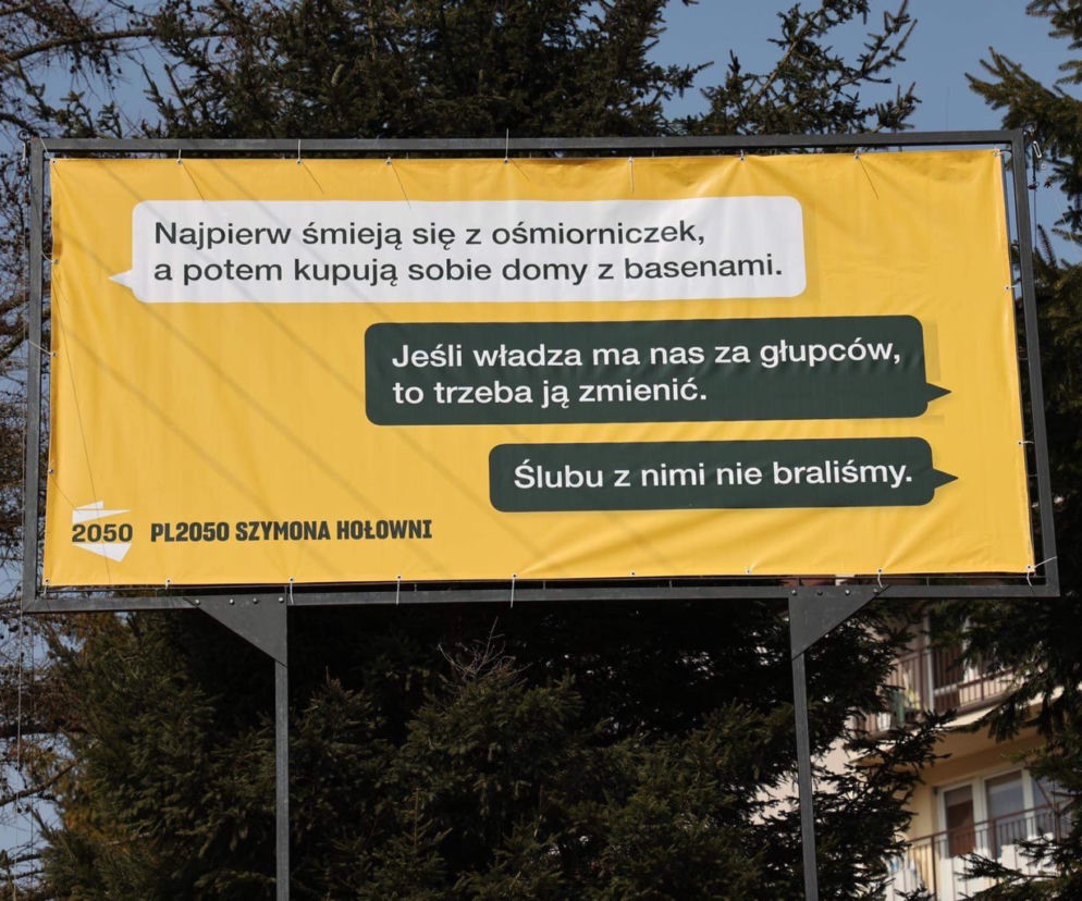 Szymon Hołownia rusza z kolejną kampanią billboardową  