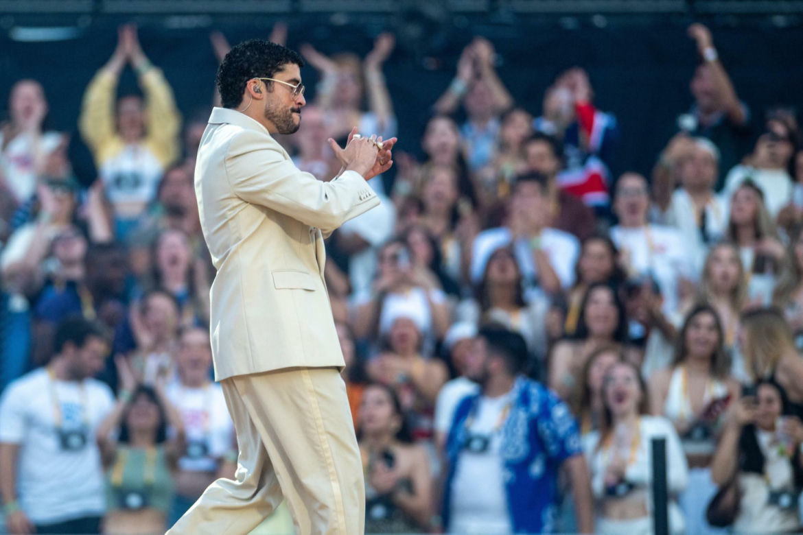 Bad Bunny na trasie koncertowej Debí Tirar Más Fotos World Tour