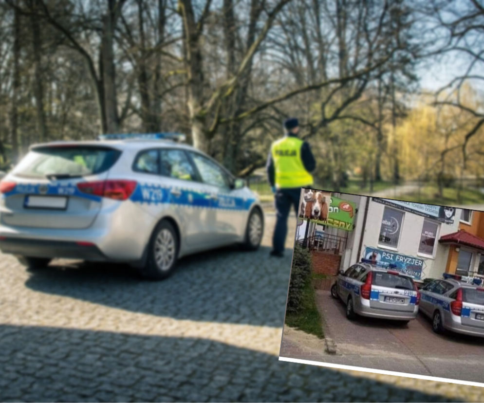 Polska Policja parkuje przed psim fryzjerem. Wpis na Facebooku jest hitem w sieci!