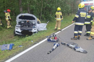 Wypadek na DK78 w Świętokrzyskiem