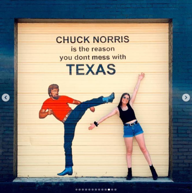 Chuck Norris i Greta Norris