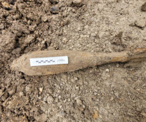 Przy remoncie drogi wojewódzkiej nr 881 znaleziono granat moździerzowy [FOTO]