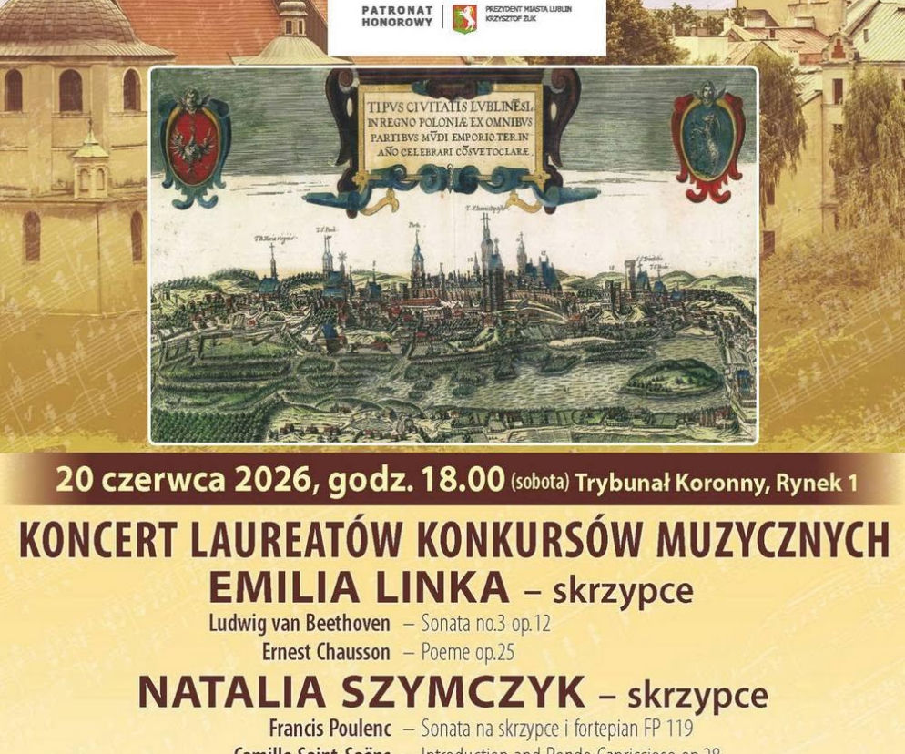 Harmonie Starego Miasta - plakat koncertu