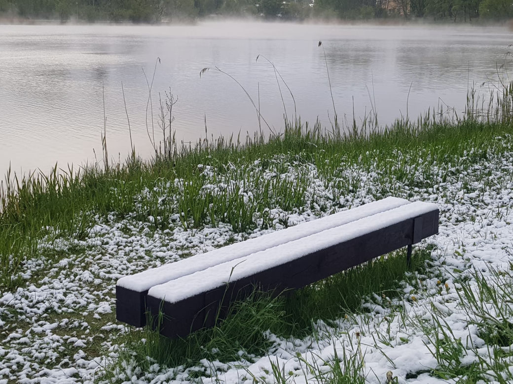 Śnieg na Warmii i Mazurach