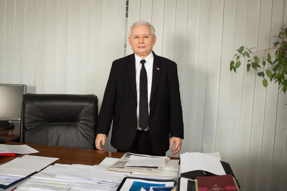 Tak wygląda gabinet Jarosława Kaczyńskiego