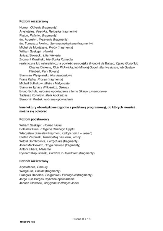 Matura 2023: arkusz przykładowy CKE język polski